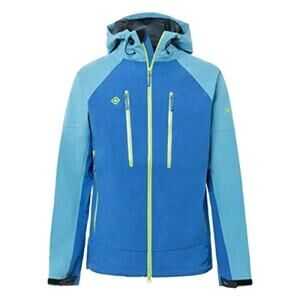 Izas Mens Cavour Royal Blue Turquoise Waterproof Jacket US M EU L Outdoor Hiking